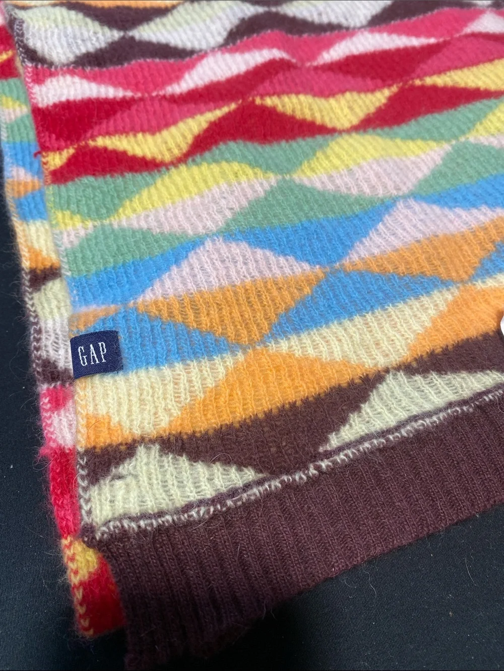 GAP scarf lambswool angora rabbit hair wool